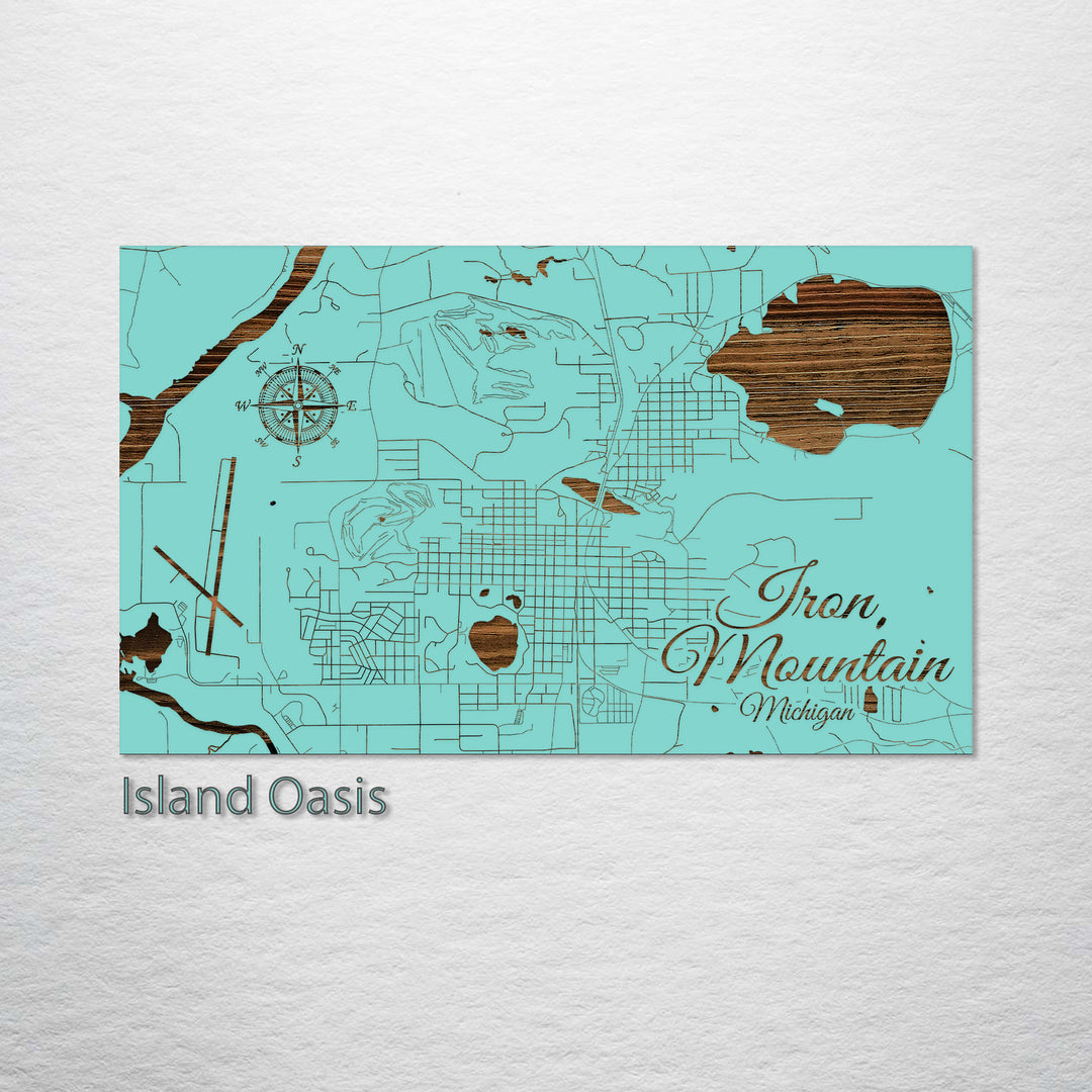 Iron Mountain, Michigan Street Map