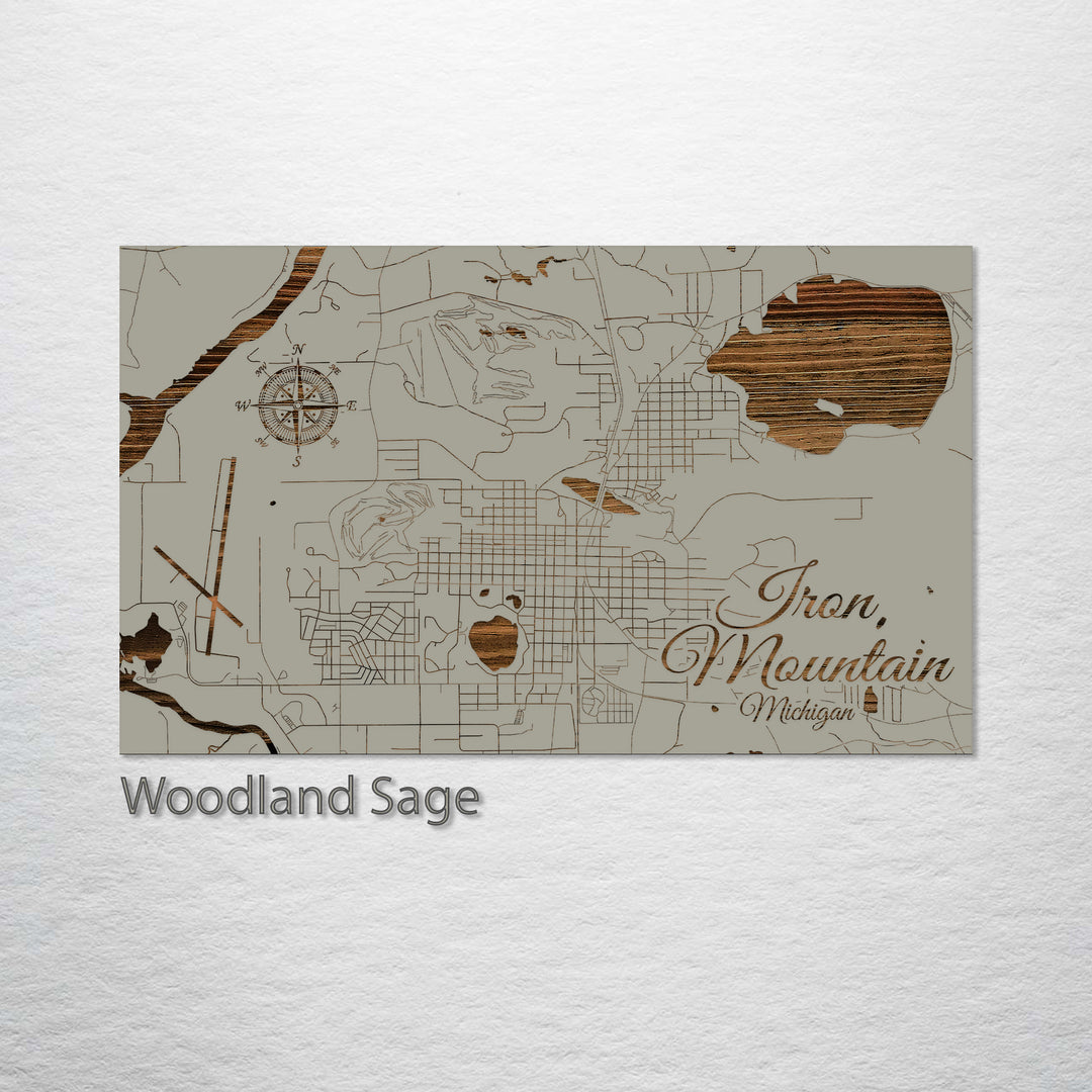 Iron Mountain, Michigan Street Map