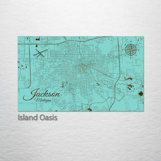 Jackson, Michigan Street Map