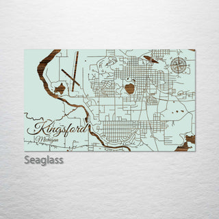 Kingsford, Michigan Street Map