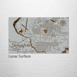 Kingsford, Michigan Street Map