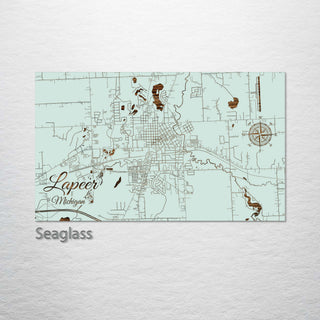 Lapeer, Michigan Street Map