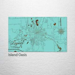 Lapeer, Michigan Street Map