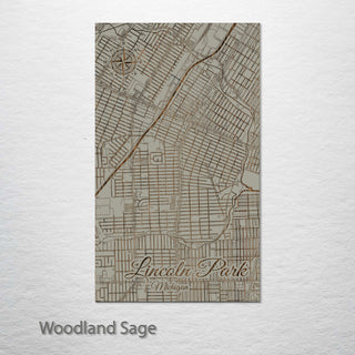 Lincoln Park, Michigan Street Map