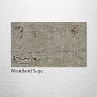 Livonia, Michigan Street Map