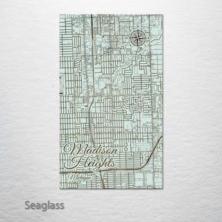 Madison Heights, Michigan Street Map