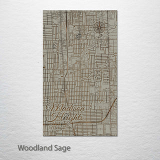 Madison Heights, Michigan Street Map