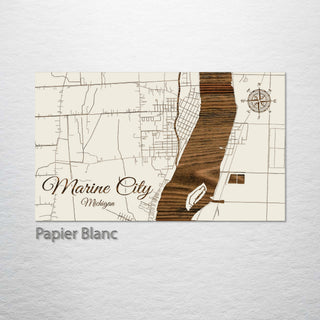 Marine City, Michigan Street Map