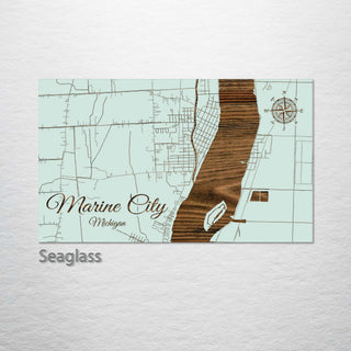 Marine City, Michigan Street Map