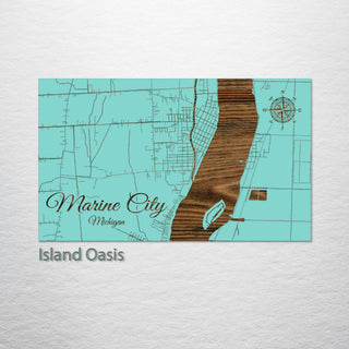 Marine City, Michigan Street Map