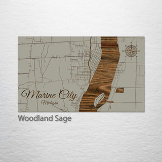 Marine City, Michigan Street Map