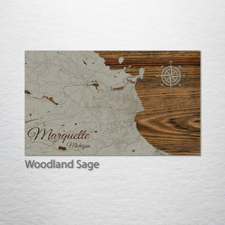 Marquette, Michigan Street Map