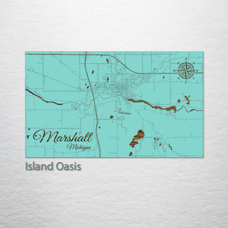 Marshall, Michigan Street Map