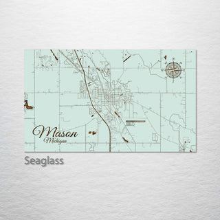 Mason, Michigan Street Map