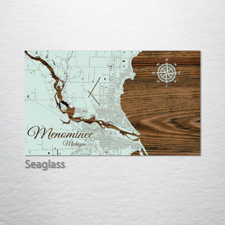 Menominee, Michigan Street Map