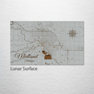 Midland, Michigan Street Map