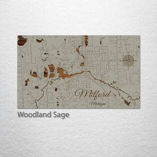 Milford, Michigan Street Map