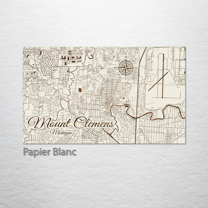 Mount Clemens, Michigan Street Map