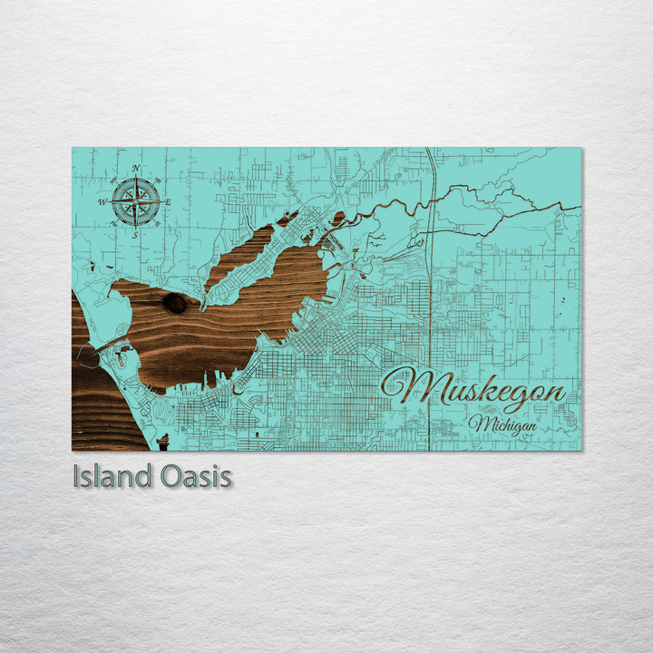 Muskegon, Michigan Street Map