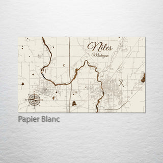 Niles, Michigan Street Map