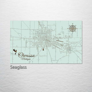 Owosso, Michigan Street Map