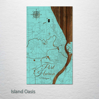 Port Huron, Michigan Street Map