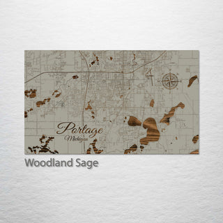 Portage, Michigan Street Map