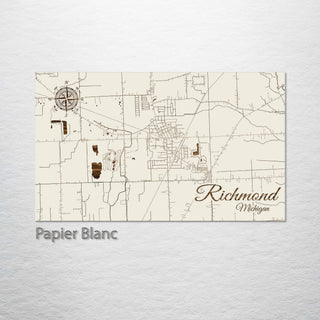 Richmond, Michigan Street Map