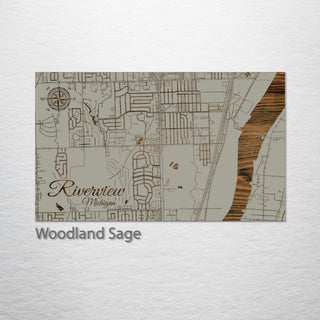 Riverview, Michigan Street Map
