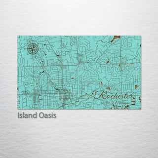 Rochester, Michigan Street Map