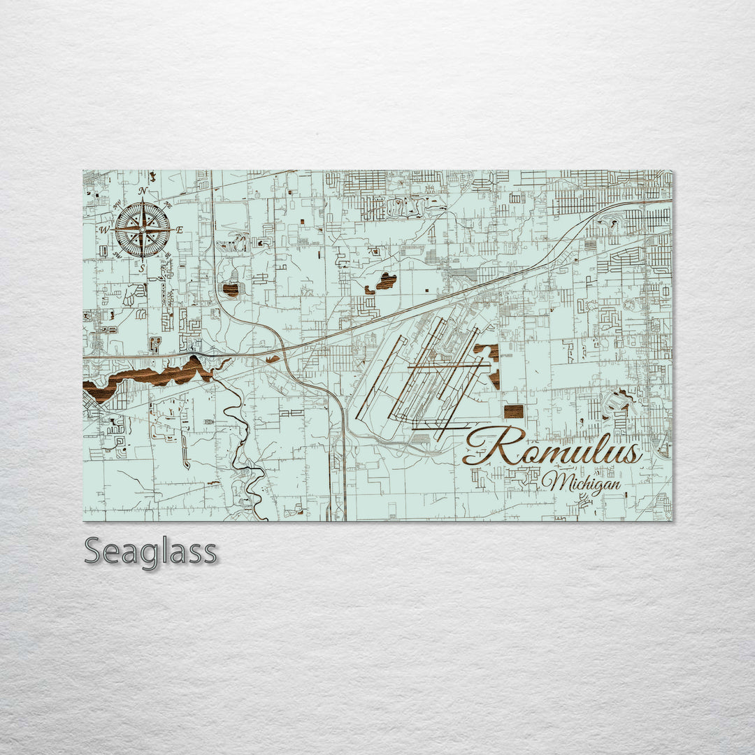 Romulus Map Romulus, Michigan Street Map