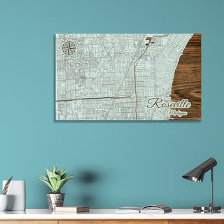 Roseville, Michigan Street Map