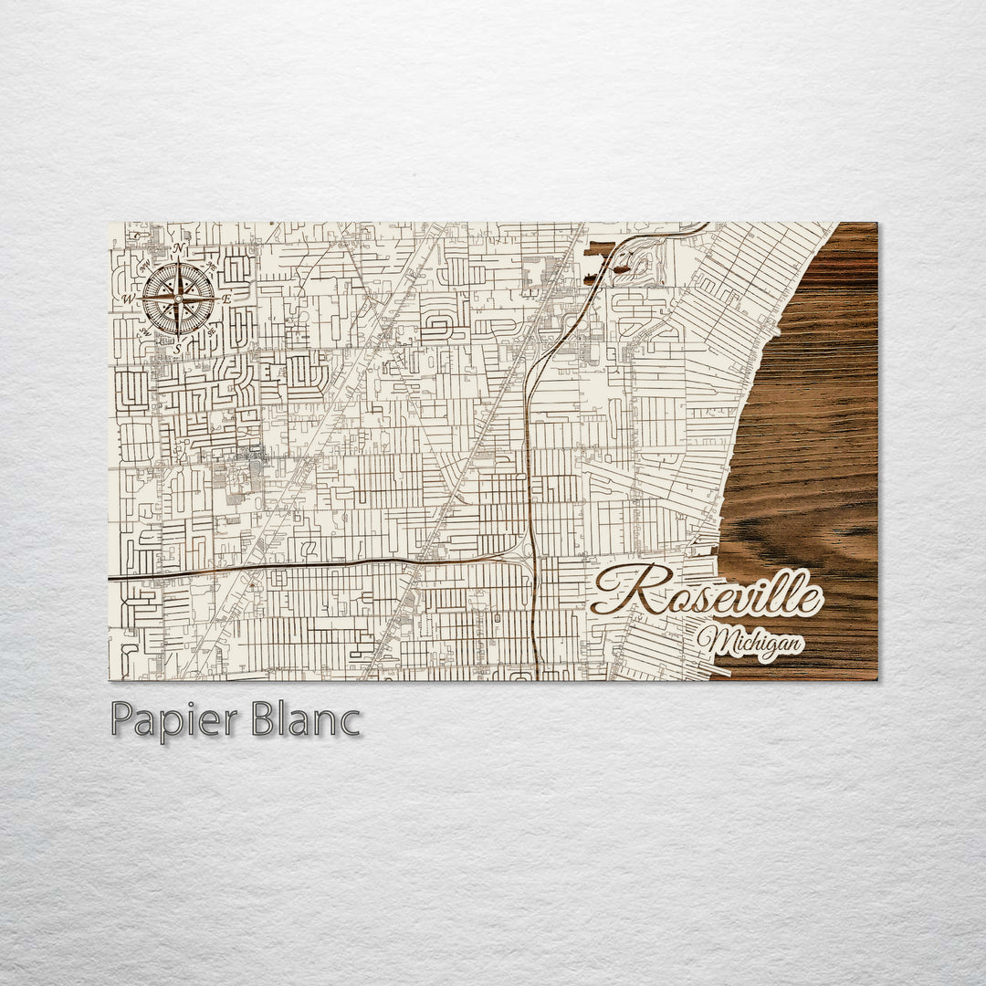 Roseville, Michigan Street Map