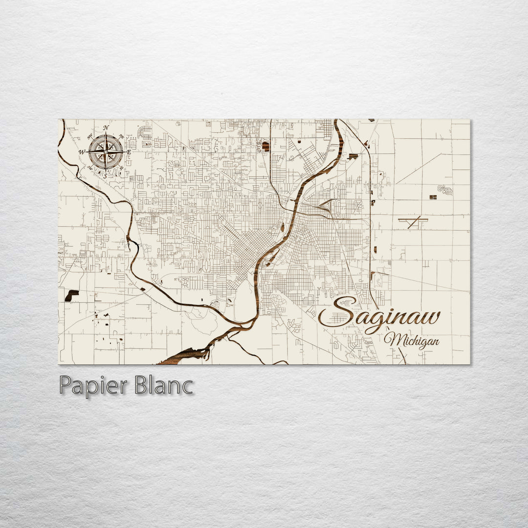 Saginaw, Michigan Street Map