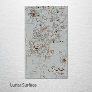 Saline, Michigan Street Map