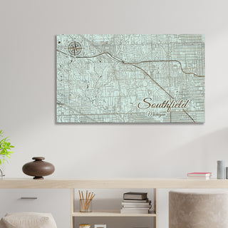 Southfield, Michigan Street Map
