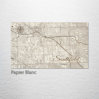 Southfield, Michigan Street Map