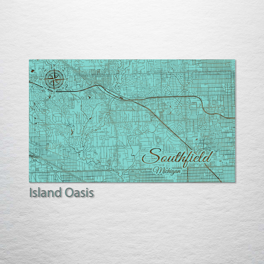 Southfield, Michigan Street Map