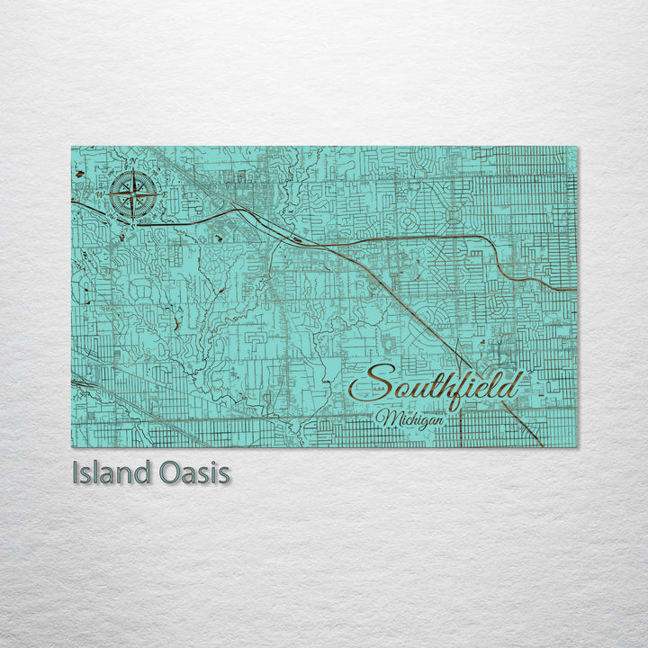 Southfield, Michigan Street Map