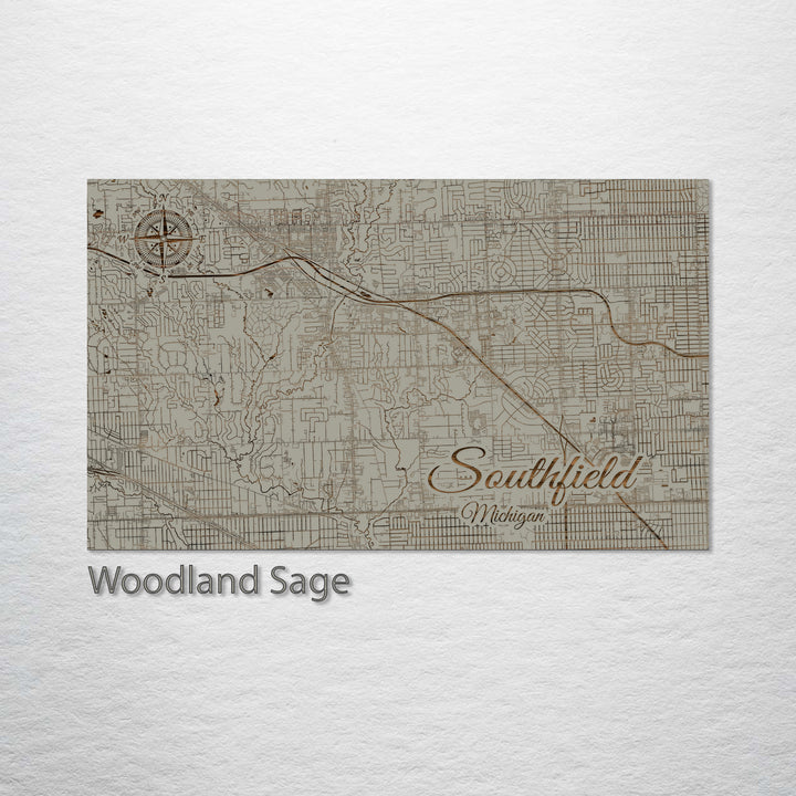 Southfield, Michigan Street Map