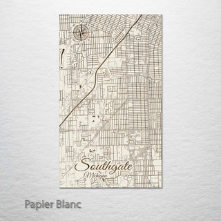 Southgate, Michigan Street Map