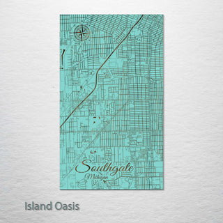 Southgate, Michigan Street Map