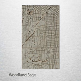 Southgate, Michigan Street Map