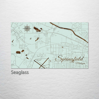 Springfield, Michigan Street Map