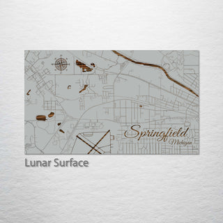 Springfield, Michigan Street Map