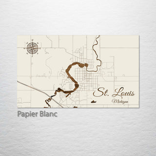 St. Louis, Michigan Street Map