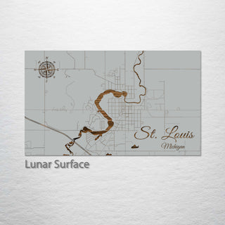 St. Louis, Michigan Street Map