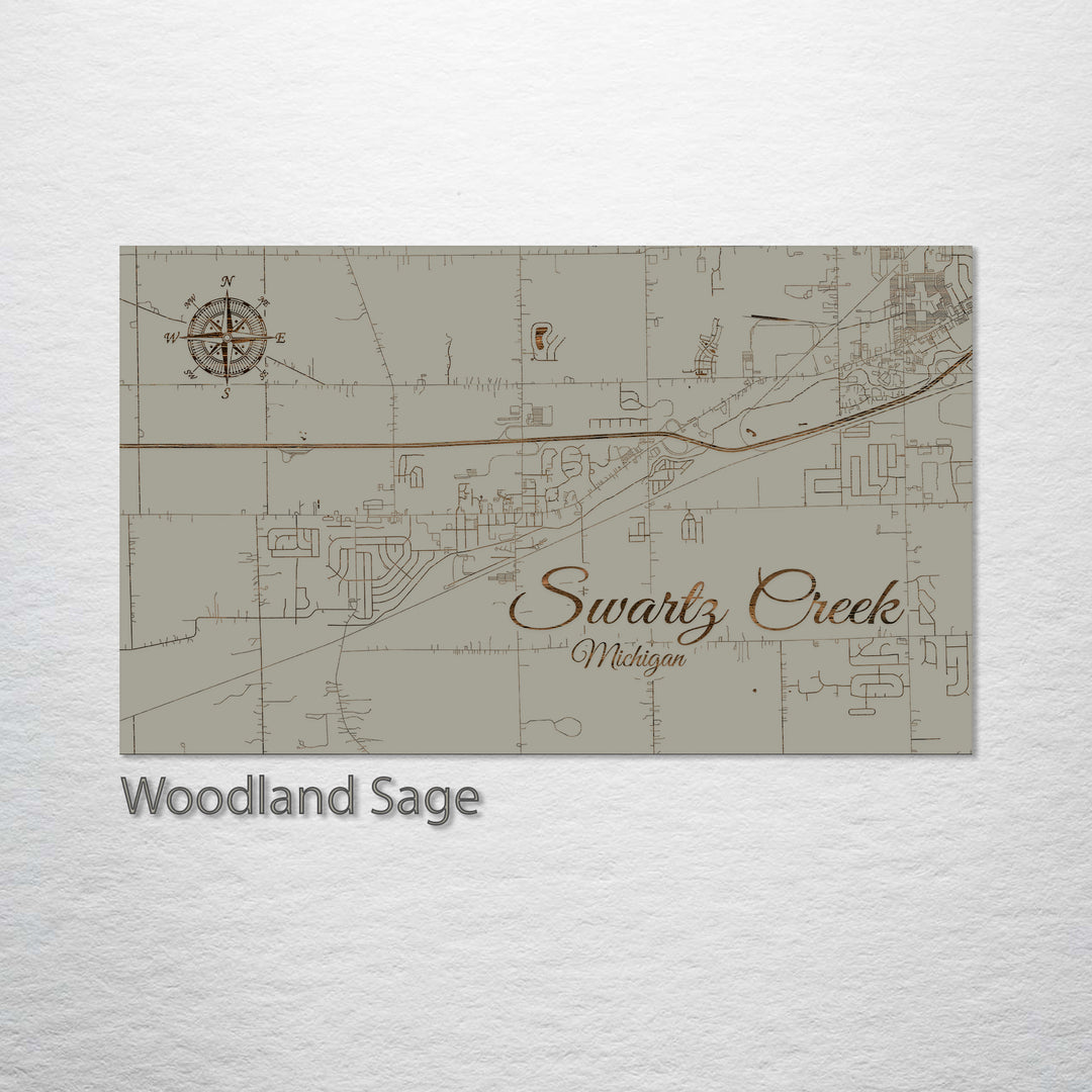 Swartz Creek, Michigan Street Map