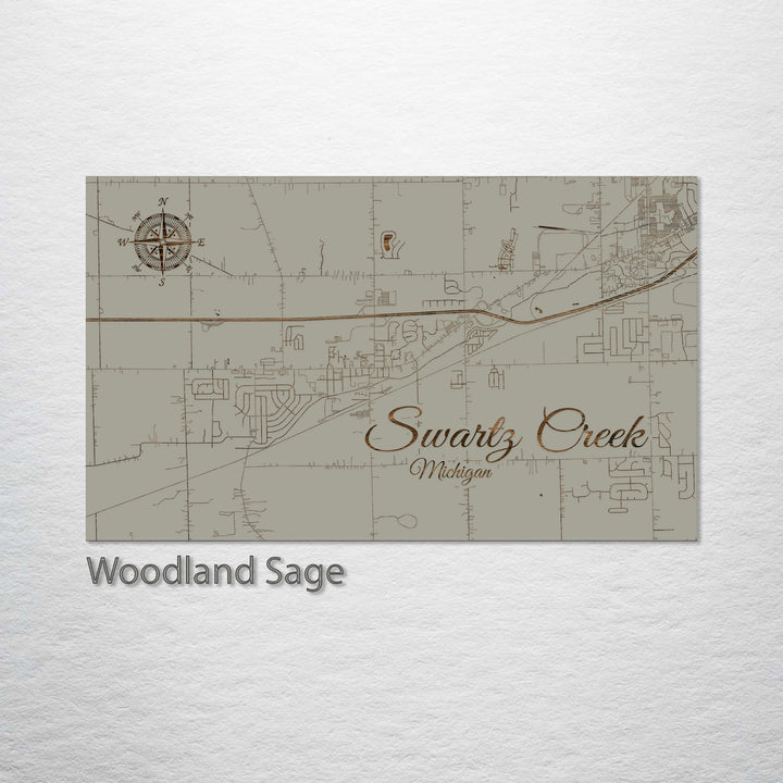 Swartz Creek, Michigan Street Map