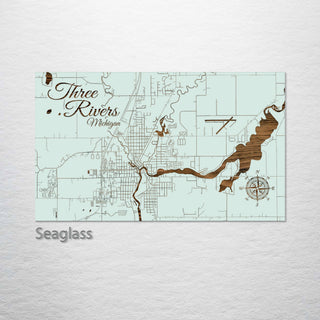 Three Rivers, Michigan Street Map